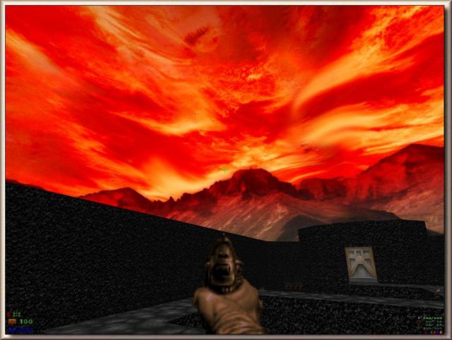 The fantastic skies. Here, the sky for the 2d episode.<br />Kill-me - E2M1